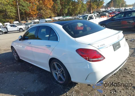 2015 Mercedes-Benz C 300 Sport 4Matic from USA, damaged, VIN 55SWF4KB7FU024156